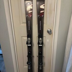 Salomon Purple Skis with Bindings